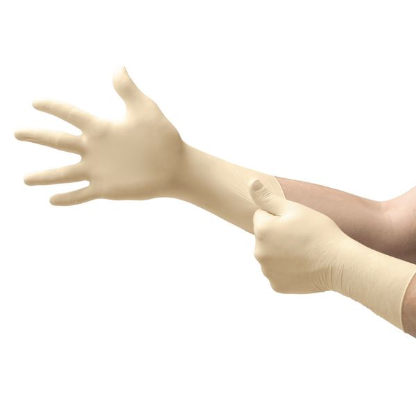 Cleanroom Gloves, Latex, XL, PK1000