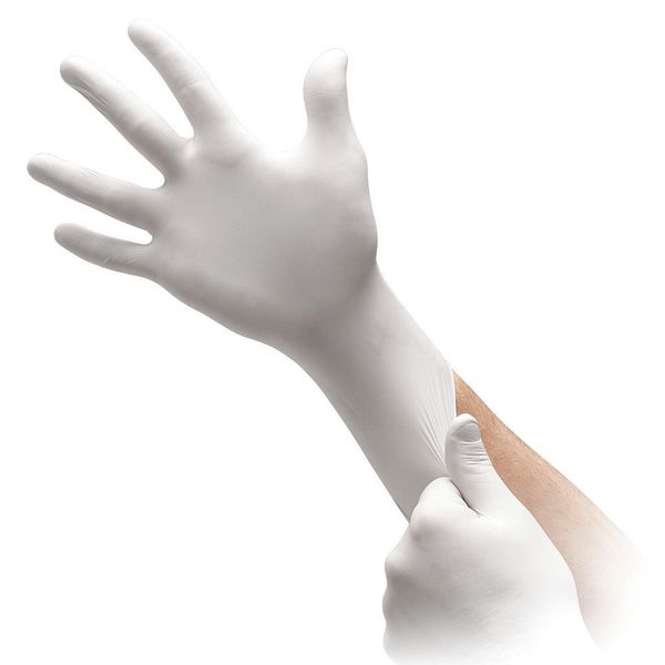 MICROFLEXÂ® Cleanroom Gloves, Nitrile, L, PK1000