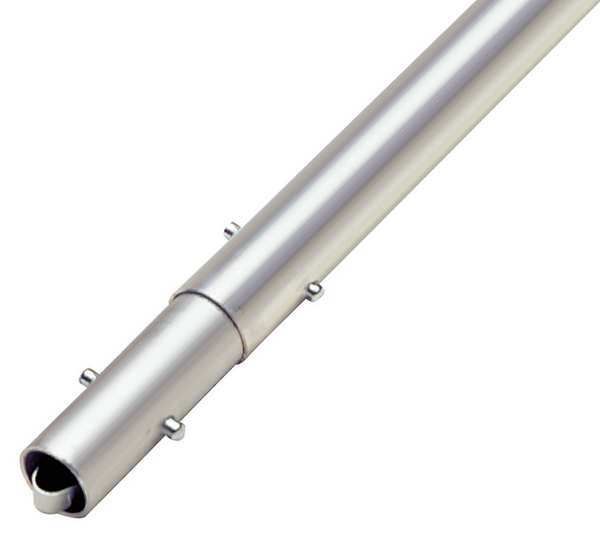 Swaged Handle, Button, 1-3/4 x 72 in, Alum