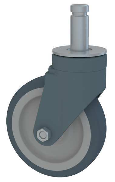 Rigid Stem Caster, H5 In, 30 In Channel, PR