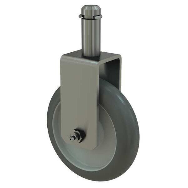 Rigid Stem Caster, H5 In, 24 In Channel, PR