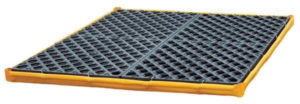 Ultra-Spill Deck(R), 22 gal Spill Capacity, 4 Drum, 6000 lbs., Polyethylene