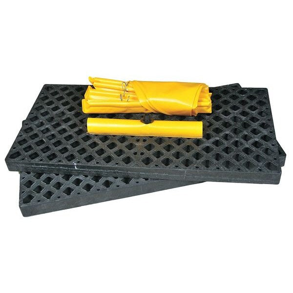 Ultra-Spill Deck(R), 110 gal Spill Capacity, 4 Drum, 6000 lbs., Polyethylene