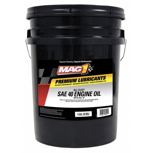 Diesel Engine Oil, 5 Gal., SAE 40