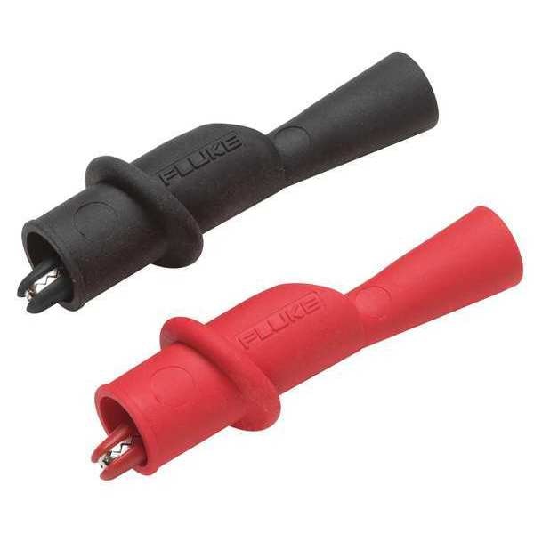 Alligator Clips, 1000V, 1 Red/1 Black, PK2