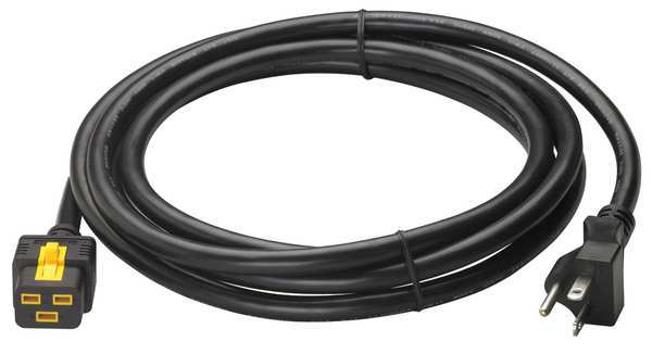Power Cord, 5-20P, IEC C19, 10 ft., Blk, 20A