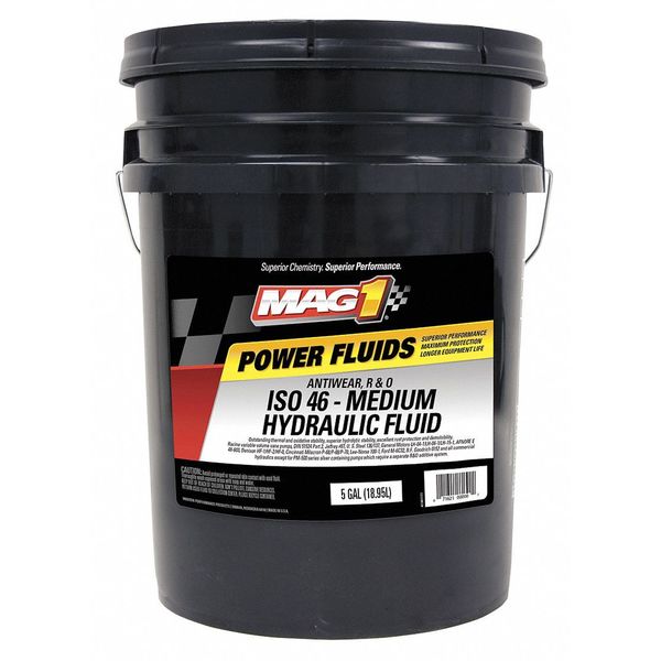 5 gal Hydraulic Oil Pail 46 ISO Viscosity, Not Specified SAE