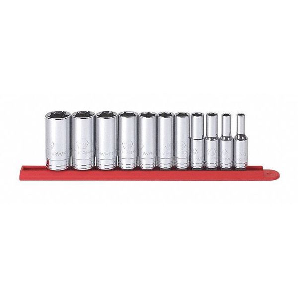Set Skt, Dp Sae 3/8Dr 6Pt 11pcs
