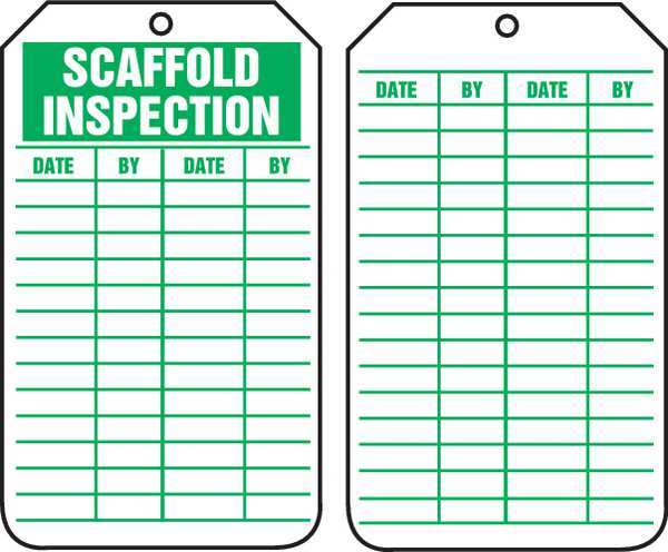 Inspection Tag, 5-3/4 x 3-1/4, PK25