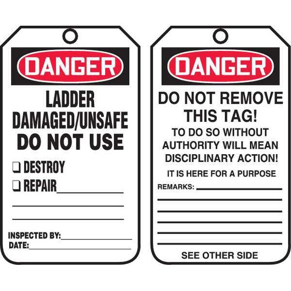 Danger Tag, 5-3/4 x 3-1/4, PK25