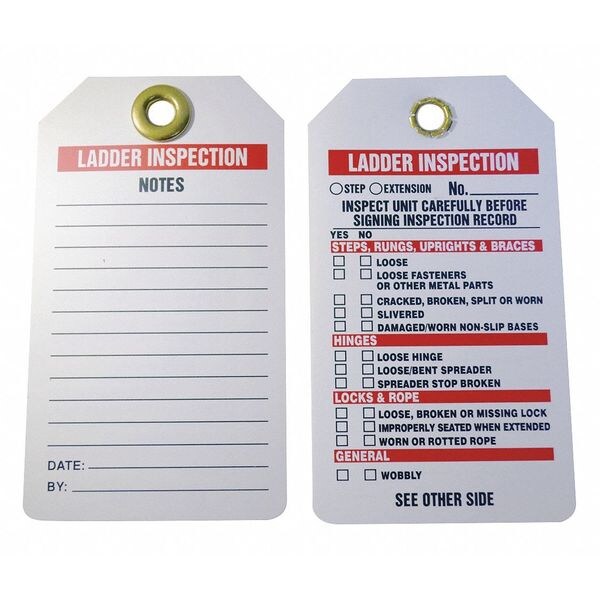 Inspection Tag, 5-3/4 x 3-1/4, PK25
