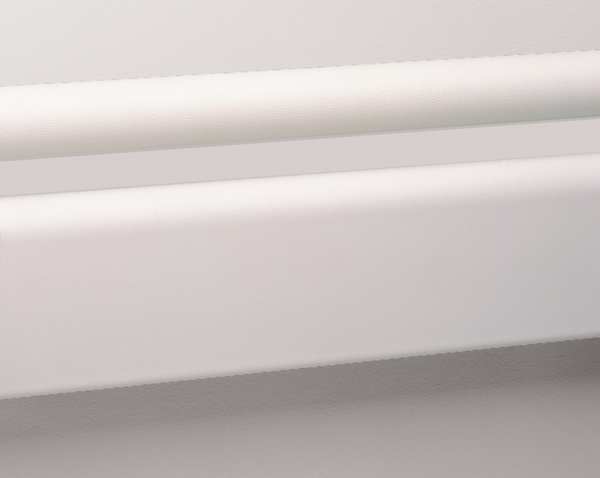 3 pc., Wall Rail, Vinyl, Linen White, 144In