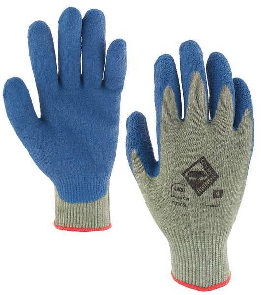 Cut Resistant Coated Gloves, A5 Cut Level, Latex, 8, 12PK