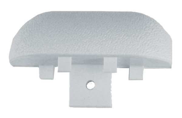 End Cap, Silver-Gray, 2-15/16 x 1In