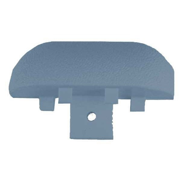 End Cap, Windsor Blue, 2-15/16 x 1In