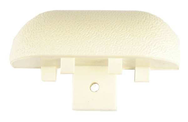 End Cap, Ivory, 2-15/16 x 1In