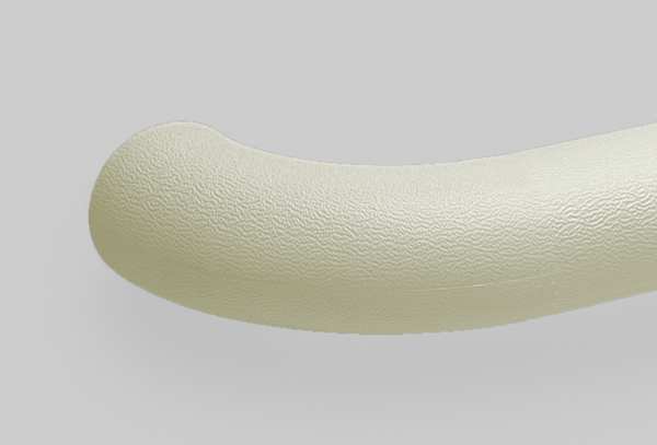 Right Handrail Return, Eggshell