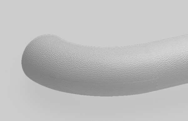Right Handrail Return, Silver-Gray