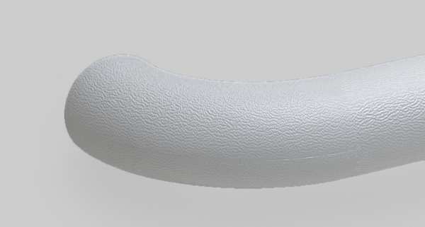 Right Handrail Return, Linen White