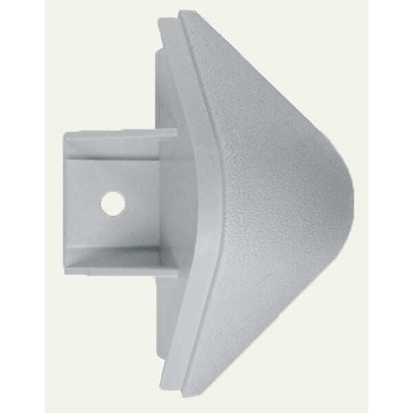 End Cap, Silver-Gray, 4-1/8In
