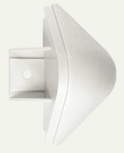 End Cap, Linen White, 4-1/8In