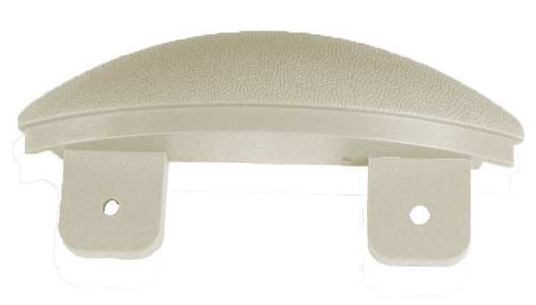 End Cap, Ivory, 5 x 1-1/16In