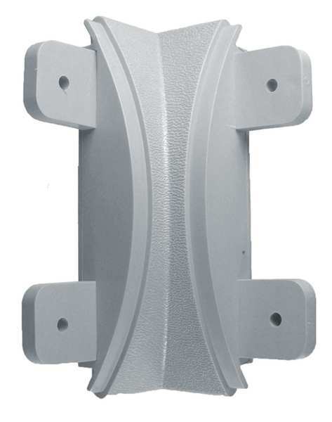 Inside Corner, 1-1/16 x 5 In, Silver Gray