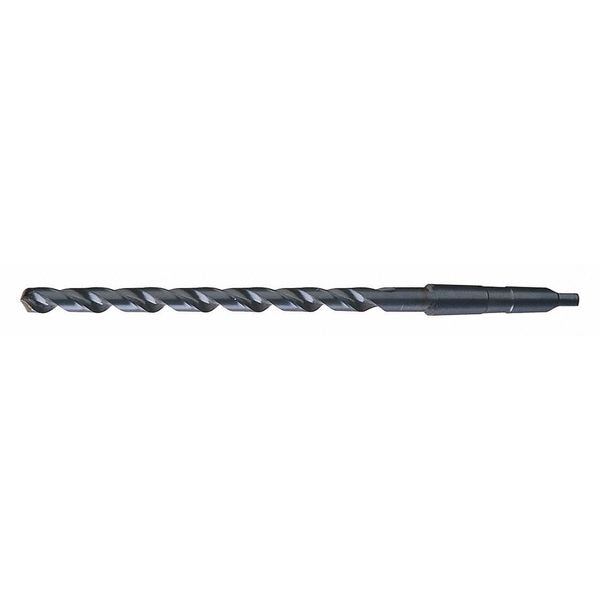 118Â° Extra Length Taper Shank Drill Cleveland 940E Steam Oxide HSS RHS/RHC 25/32