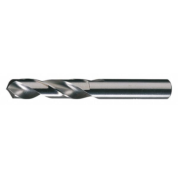 Screw Machine Drill Bit, 59/64 in Size, 118  Degrees Point Angle, High Speed Steel, Straight Shank