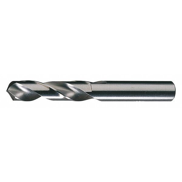 Screw Machine Drill Bit, 17/32 in Size, 118  Degrees Point Angle, High Speed Steel, Straight Shank