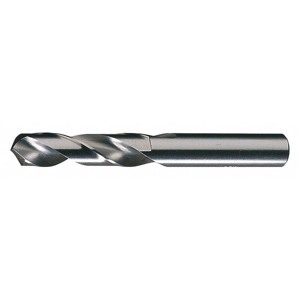 Screw Machine Drill Bit, 55/64 in Size, 118  Degrees Point Angle, High Speed Steel, Straight Shank
