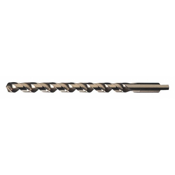 118Â° Cobalt Heavy-Duty Taper Length Drill Cleveland 2513 Straw HSS-CO 8% (M42) RHS/RHC 23/64
