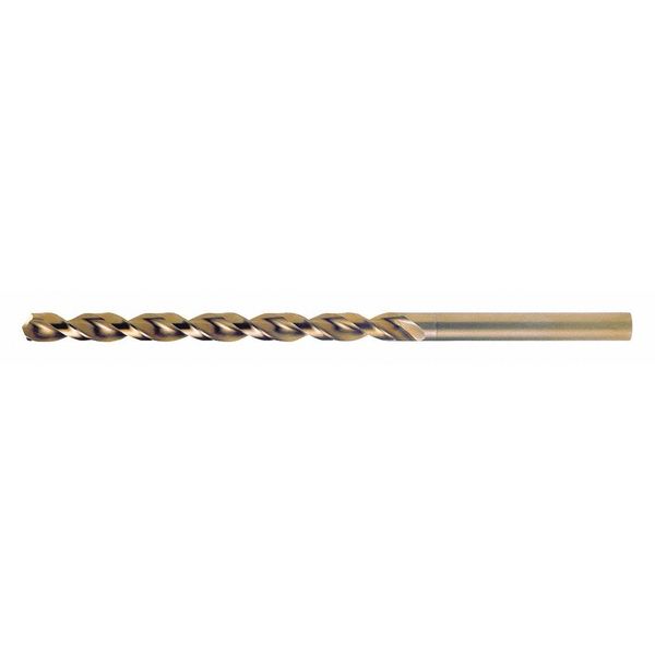 Q-Cobaltâ¢ 135Â° Wide Land Parabolic Taper Length Drill Cleveland 2575 Straw HSS-CO 8%-M42 RHS/RHC #29