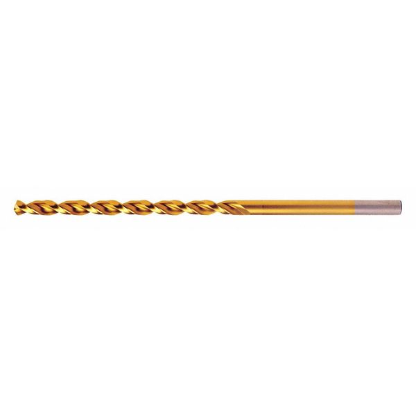Q-Cobaltâ¢ 135Â° Wide Land Parabolic Taper Length Drill Cleveland 2575-TN TiN HSS-CO 8% RHS/RHC 1/16