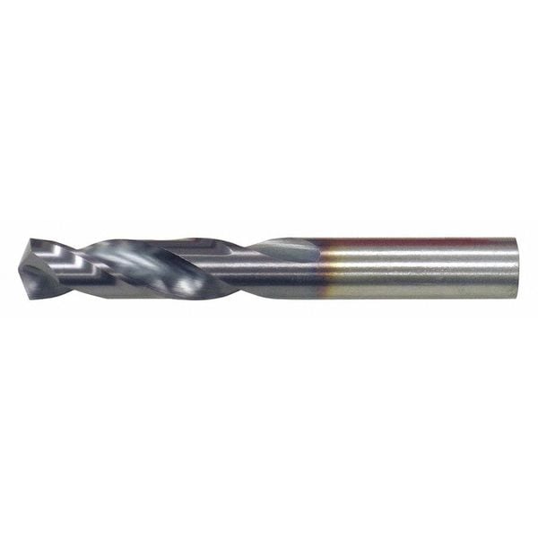 Screw Machine Drill Bit, 8.50 mm Size, 135  Degrees Point Angle, Cobalt, TiCN Finish, Spiral Flute