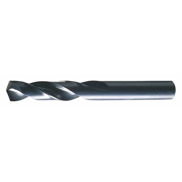 Screw Machine Drill Bit, 7/32 in Size, 135  Degrees Point Angle, High Speed Steel, Straight Shank