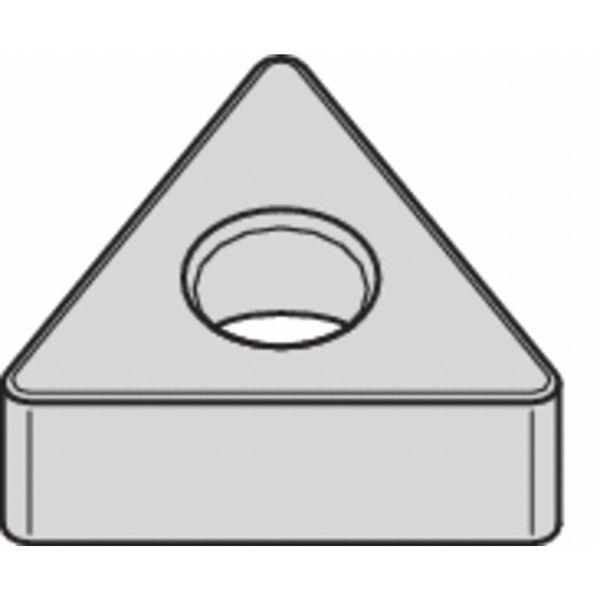 Triangle Turning Insert, Triangle, 3/8 in, TNGA, 0.0312 in, Ceramic