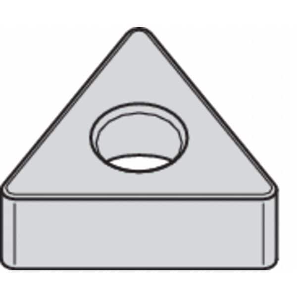Triangle Turning Insert, Triangle, 1/2 in, TNGA, 0.0312 in, Ceramic