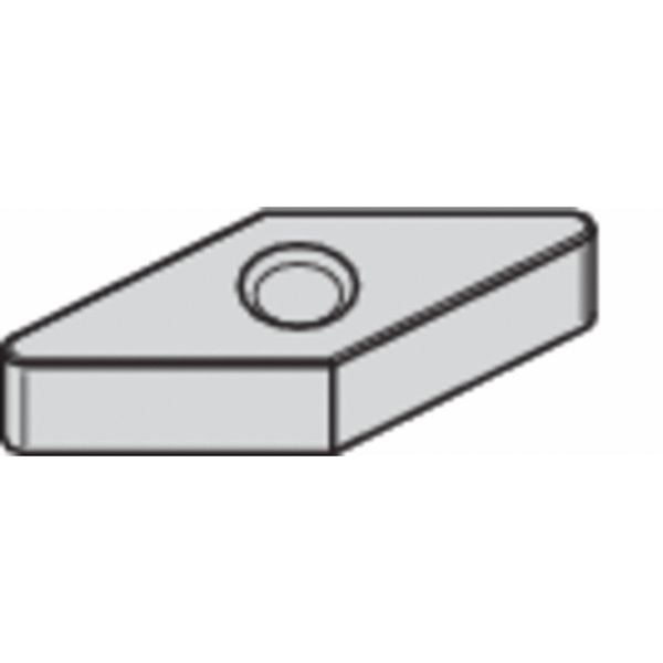 Diamond Turning Insert, Diamond, 3/8 in, VNGA, 35  Degrees, 1/32 in, Ceramic