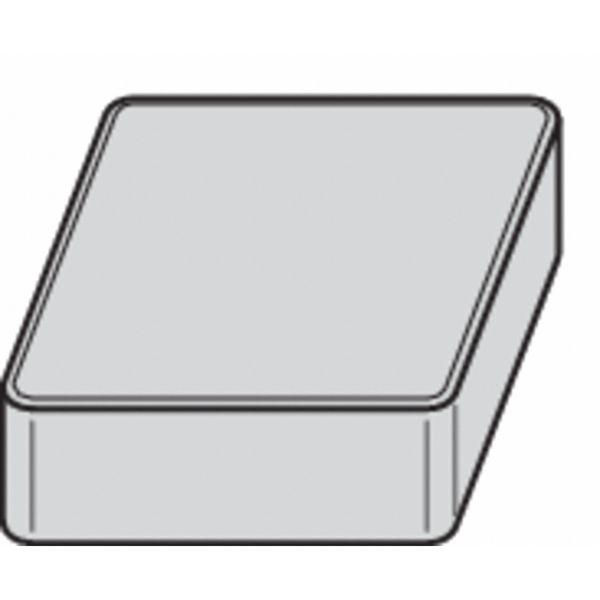 Diamond Turning Insert, Diamond, 1/2 in, ENG4, 75  Degrees, 3/64 in, Ceramic