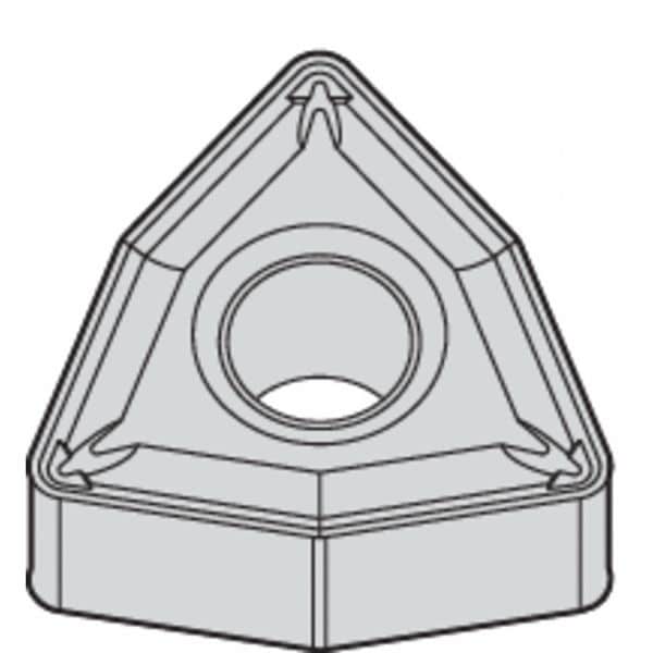 Turning Insert, Trigon, 1/2 in, WNMG, 1/64 in, Carbide