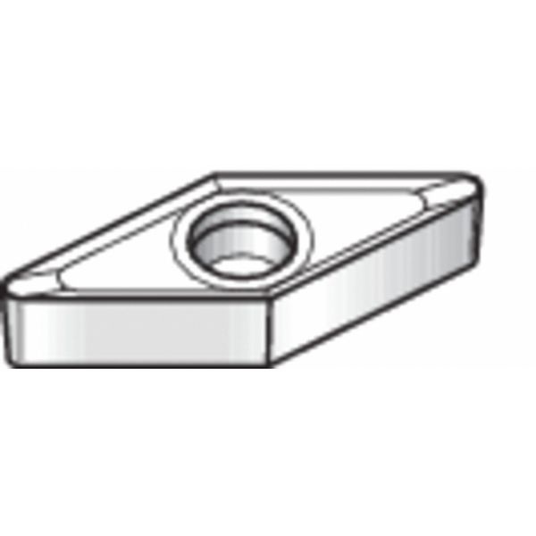 Diamond Turning Insert, Diamond, 1/4 in, VBGT, 35  Degrees, 0.0080 in, Carbide