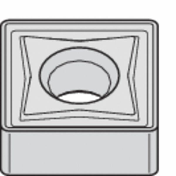 Square Turning Insert, Square, 5/8 in, SNMG, 1/16 in, Carbide