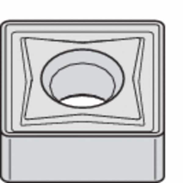 Square Turning Insert, Square, 3/4 in, SNMG, 1/16 in, Carbide