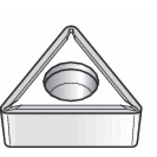 Triangle Turning Insert, Triangle, 3/8 in, TCMT, 0.0156 in, Carbide