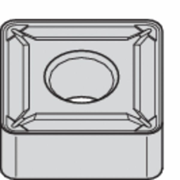Square Turning Insert, Square, 1/2 in, SNMG, 1/32 in, Carbide