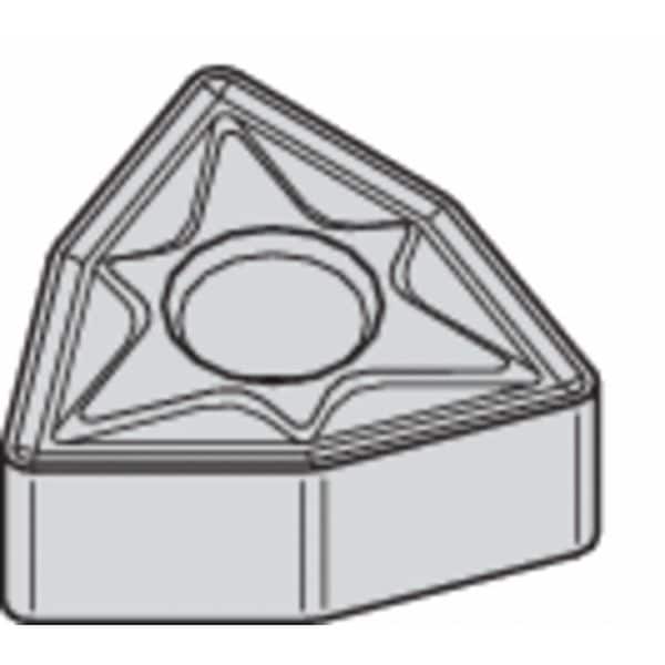 Turning Insert, Trigon, 1/2 in, WNMG, 1/32 in, Carbide