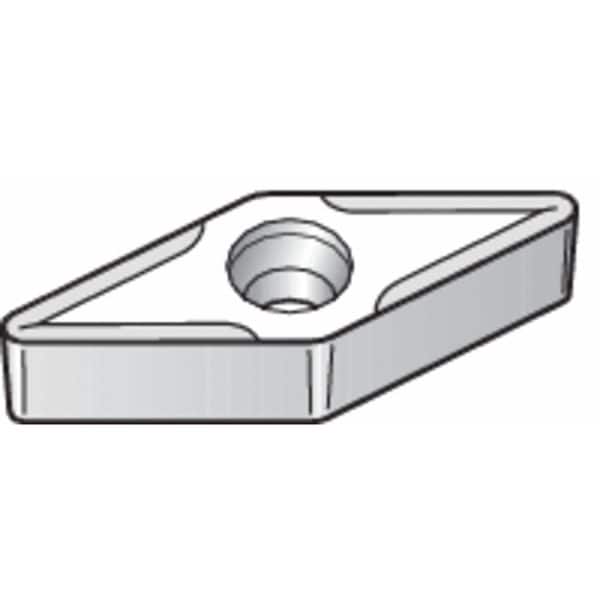 Diamond Turning Insert, Diamond, 3/8 in, VBMT, 35  Degrees, 1/64 in, Carbide