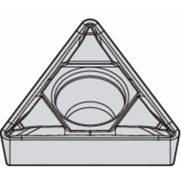 Triangle Turning Insert, Triangle, 1/2 in, TCMT, 0.0312 in, Carbide