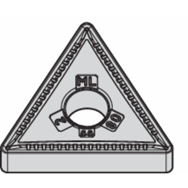 Triangle Turning Insert, Triangle, 3/8 in, TNMG, 0.0312 in, Carbide